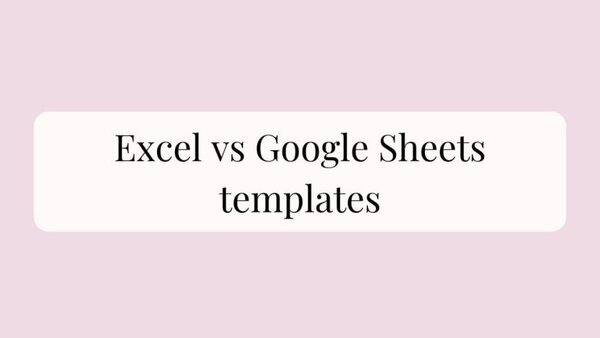 is google sheets better than excel to sell on etsy
