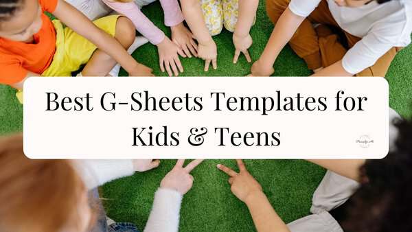 Colorful G-Sheets templates for kids and teens, ideal for educational activities and creative projects.