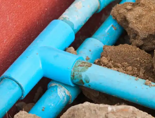 Underground-Blue-PVC-Pipe-Fitting