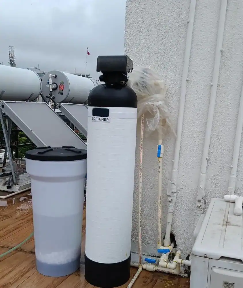 Rooftop-Water-Softener-System-Installation