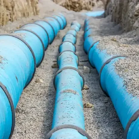 Underground-Blue-Water-Supply-Pipes