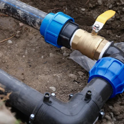 Underground Water Pipe Shutoff Valve