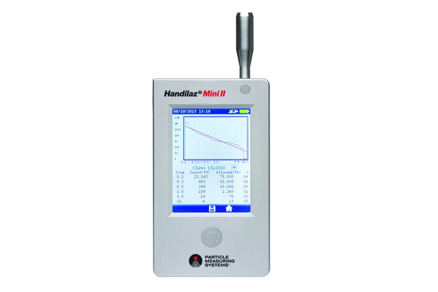 PMS product Handheld Particle Counter from particle measuring systems