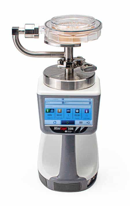 Reinraum Luftkeimsammler MiniCapt mit BioCapt Single Use
