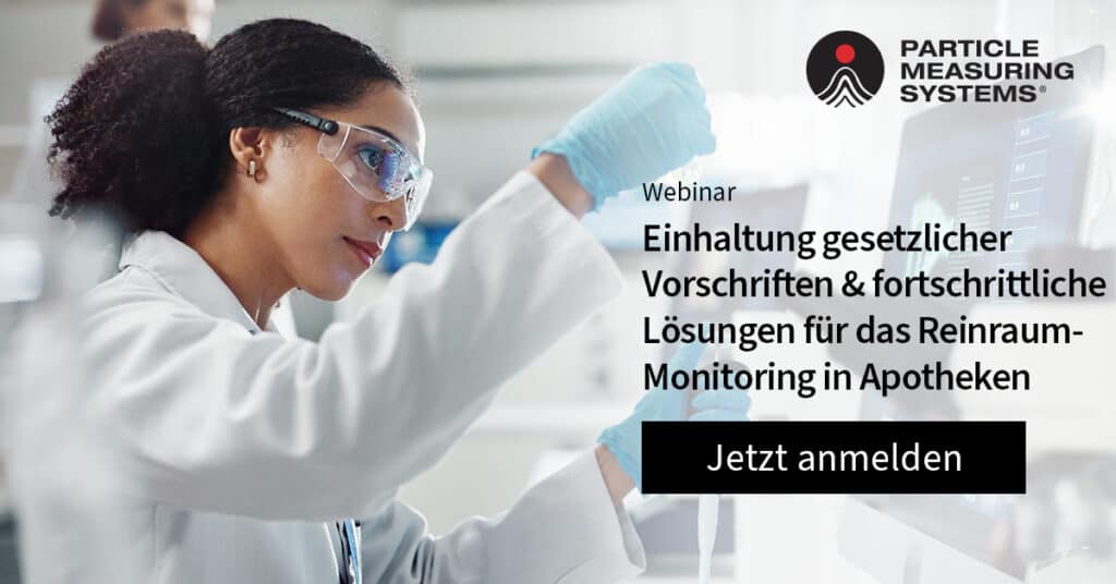 Einhaltung gesetzlicher Vorschriften und fortschrittliche Lösungen für das Reinraum-Monitoring in Apotheken