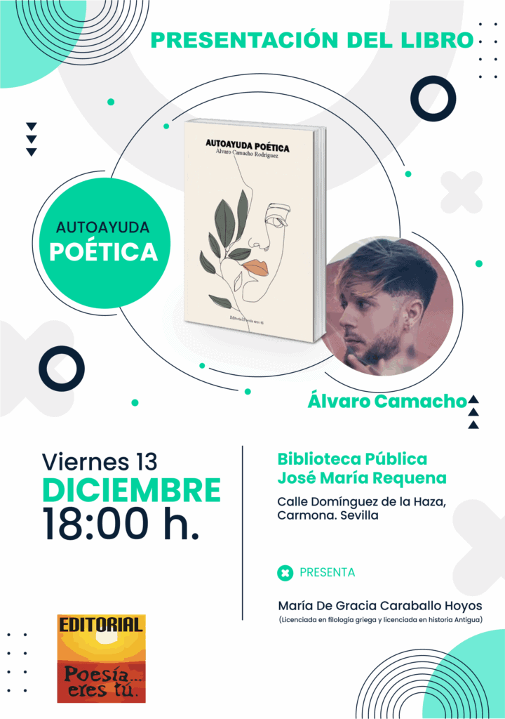 Poetry book presentation, poetry review, poet Álvaro Camacho, literary event, poetry reading event, literary book launch, poetry publication.