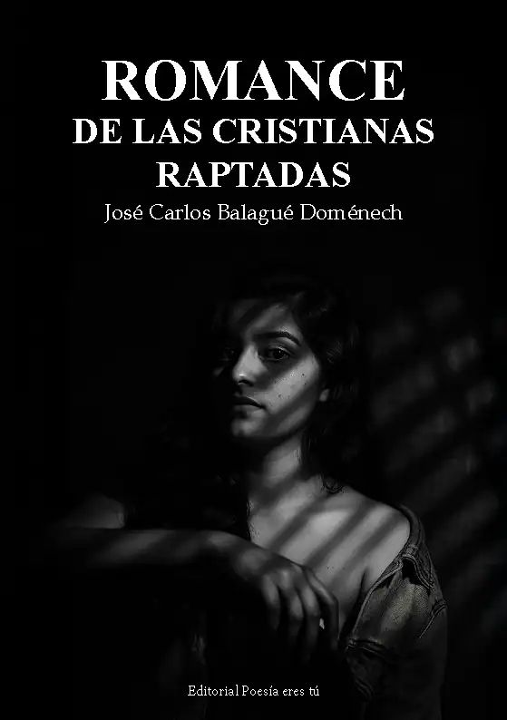 Silent poetry book cover, romance of Christian women by José Carlos Balagué Doménech.