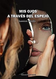 Eyes reflection mirror poetry book.