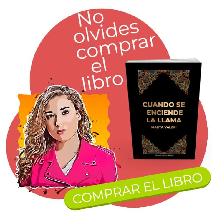 No olvides comprar el libro de poesía cuando se enciende la llama.