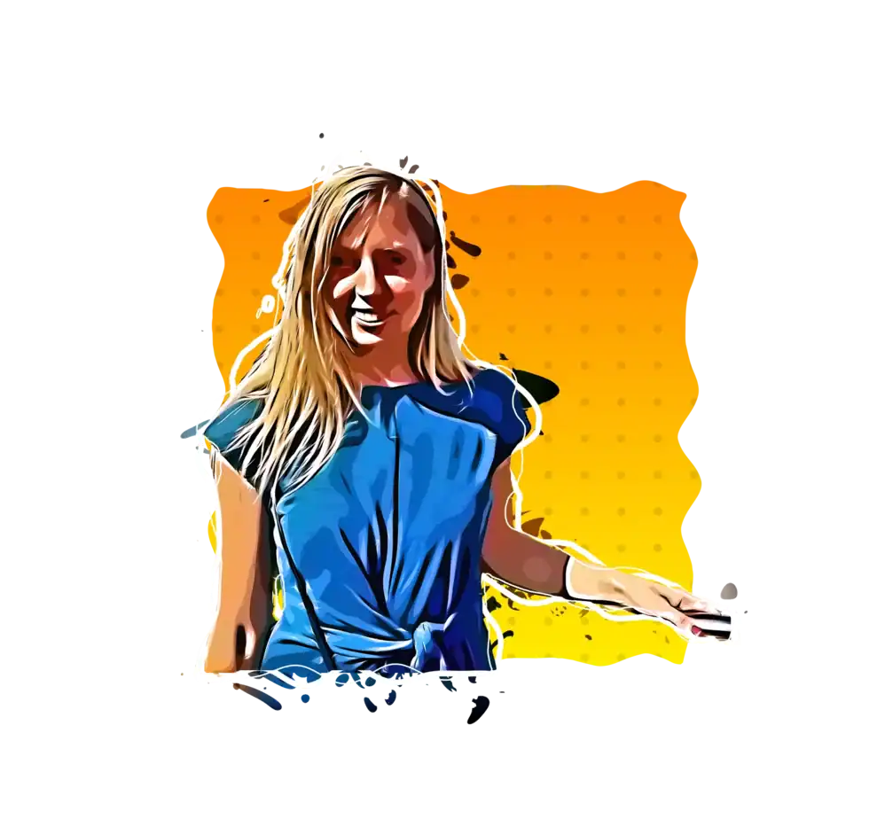 Vibrant woman reading poetry, colourful background, literary book cover, poetic inspiration.