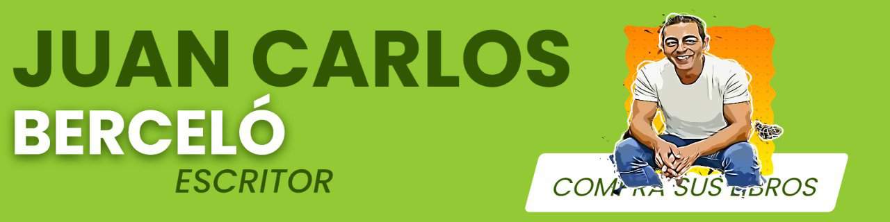 Juan Carlos Berclé author portrait, poetry books author, literary figure, green background, writer smiling, book promotion, creative writer image.