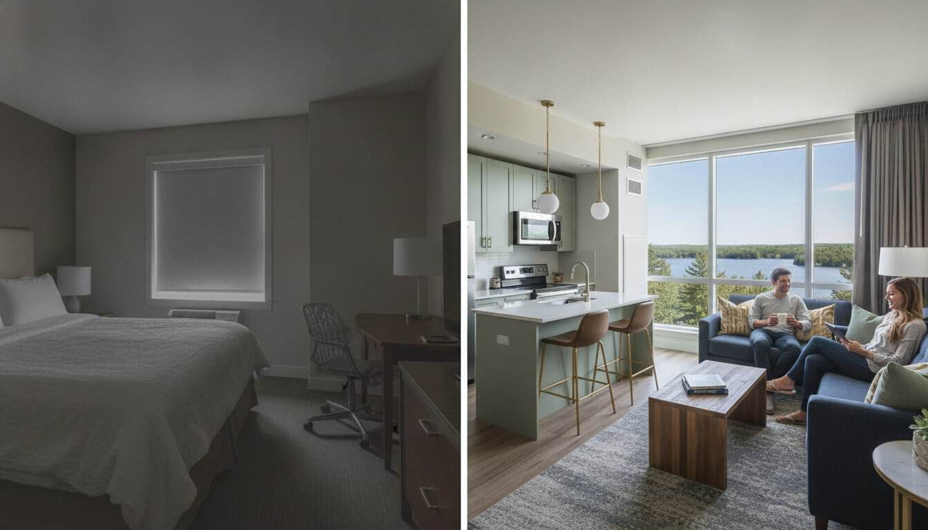 Condo Hotel vs Hotel Charlevoix: Choosing the Right Stay for Your 2026 Retreat