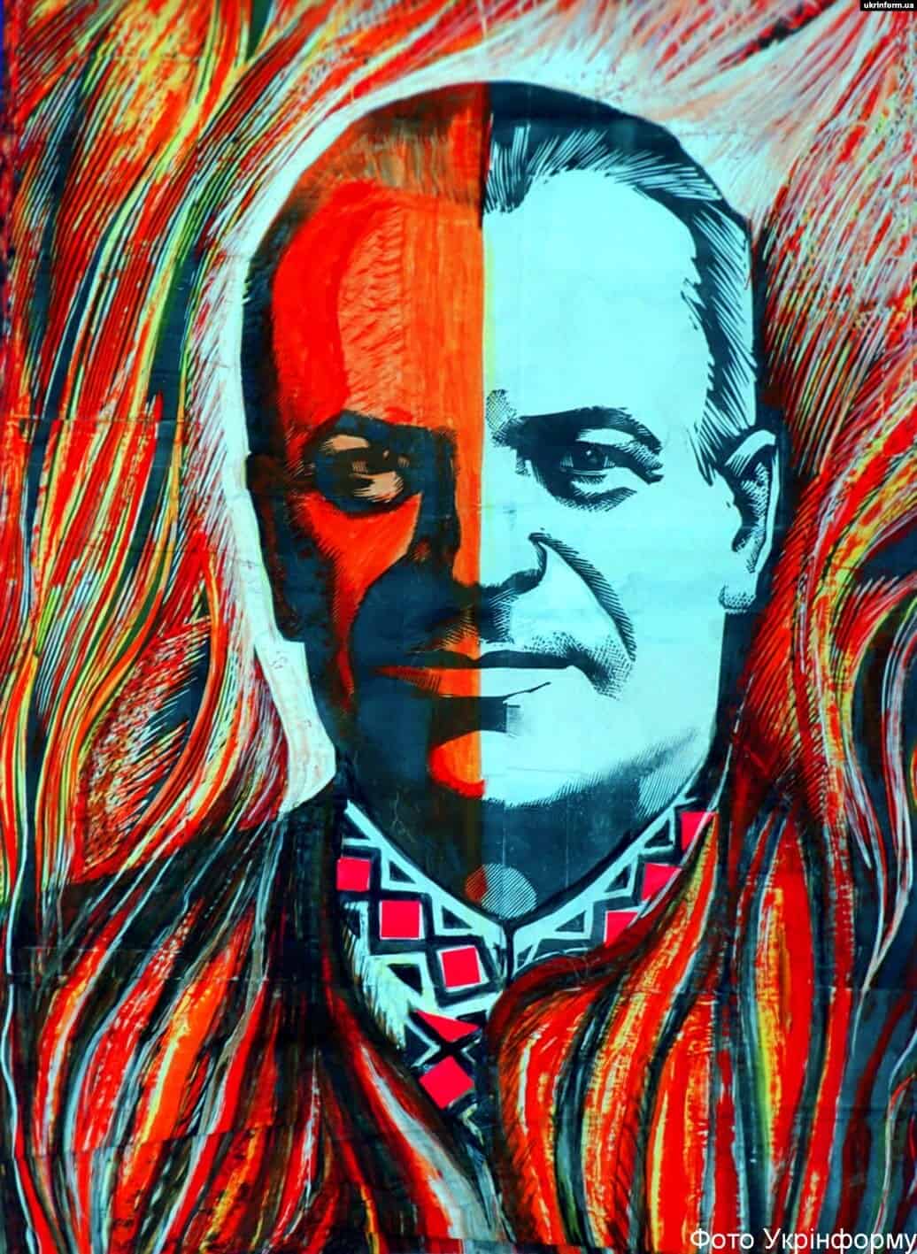 Портрет Олекси Гірника у стилі сучасного мистецтва.