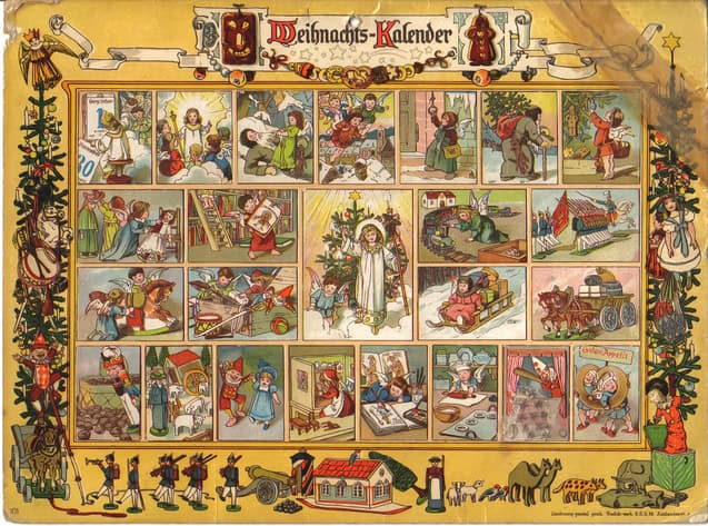 Адвент-календар Ґерхарда Ланґа, 1930-ті роки