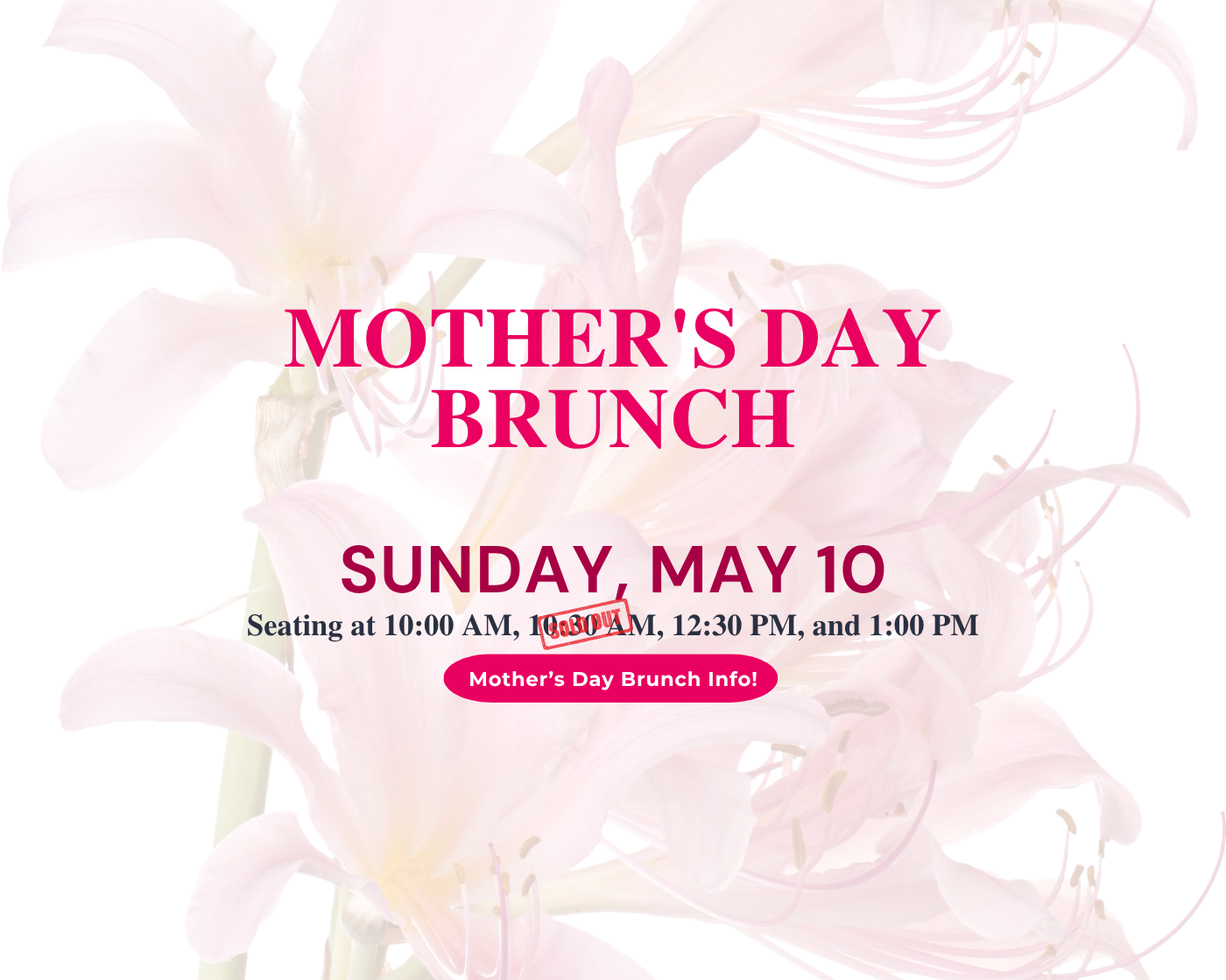 Mother’s Day Brunch 2026