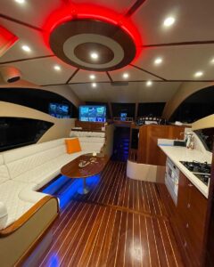 Motoryacht Interior P106 19 meters 12 capacity Best Yacht Rental with Premionly in Istanbul