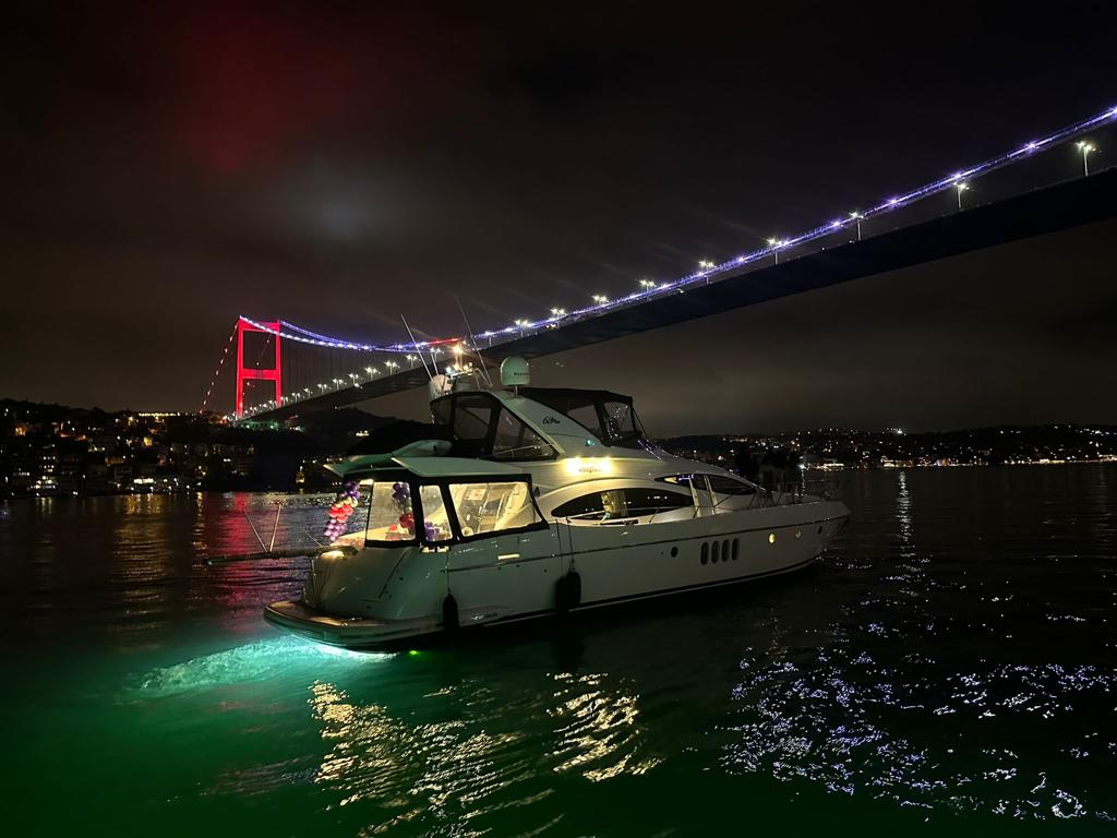 Motoryacht Exterior P110 22 meters 21 capacity Best Yacht Rental with Premionly in Istanbul