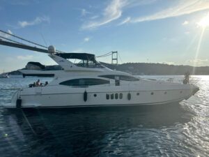 Motoryacht Exterior P110 22 meters 21 capacity Best Yacht Rental with Premionly in Istanbul