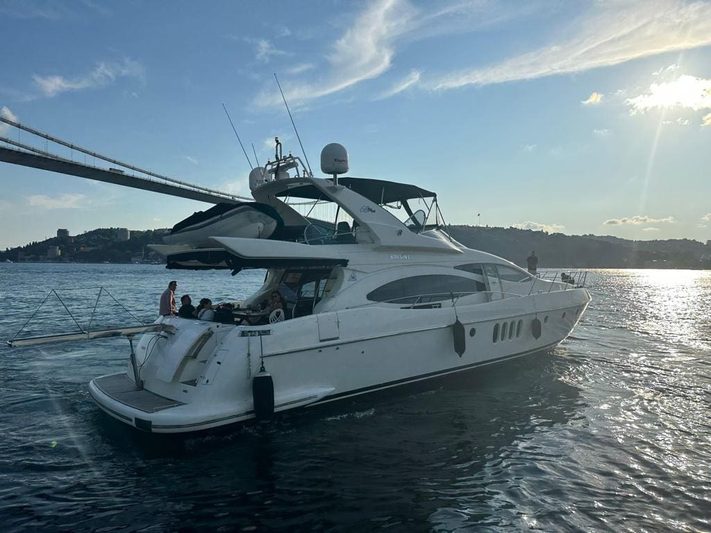 Motoryacht Exterior P110 22 meters 21 capacity Best Yacht Rental with Premionly in Istanbul