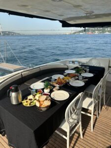 Motoryacht Interior P110 22 meters 21 capacity Best Yacht Rental with Premionly in Istanbul