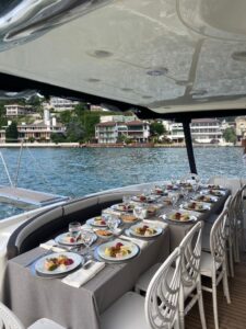 Motoryacht Interior P110 22 meters 21 capacity Best Yacht Rental with Premionly in Istanbul
