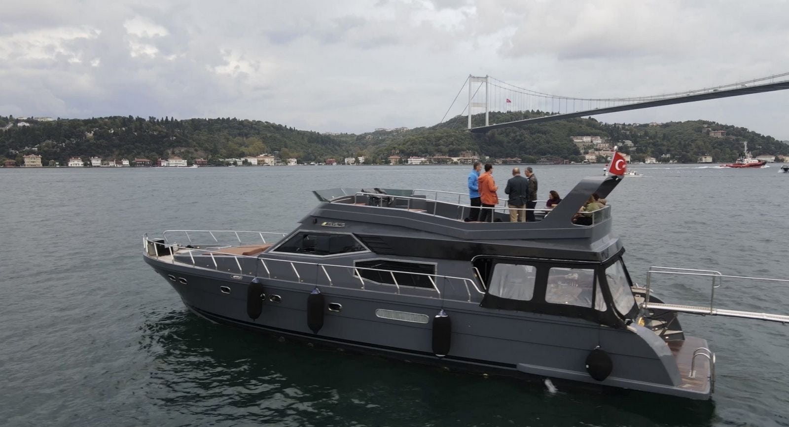 Motoryacht Exterior P107 23 meters 21 capacity Best Yacht Rental with Premionly in Istanbul