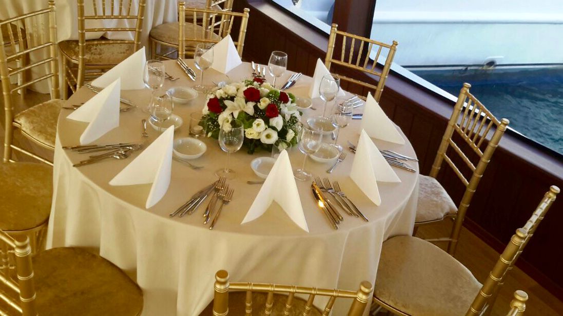 Motoryacht Interior P108 24 meters 80 capacity Best Yacht Rental with Premionly in Istanbul