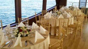Motoryacht Interior P108 24 meters 80 capacity Best Yacht Rental with Premionly in Istanbul