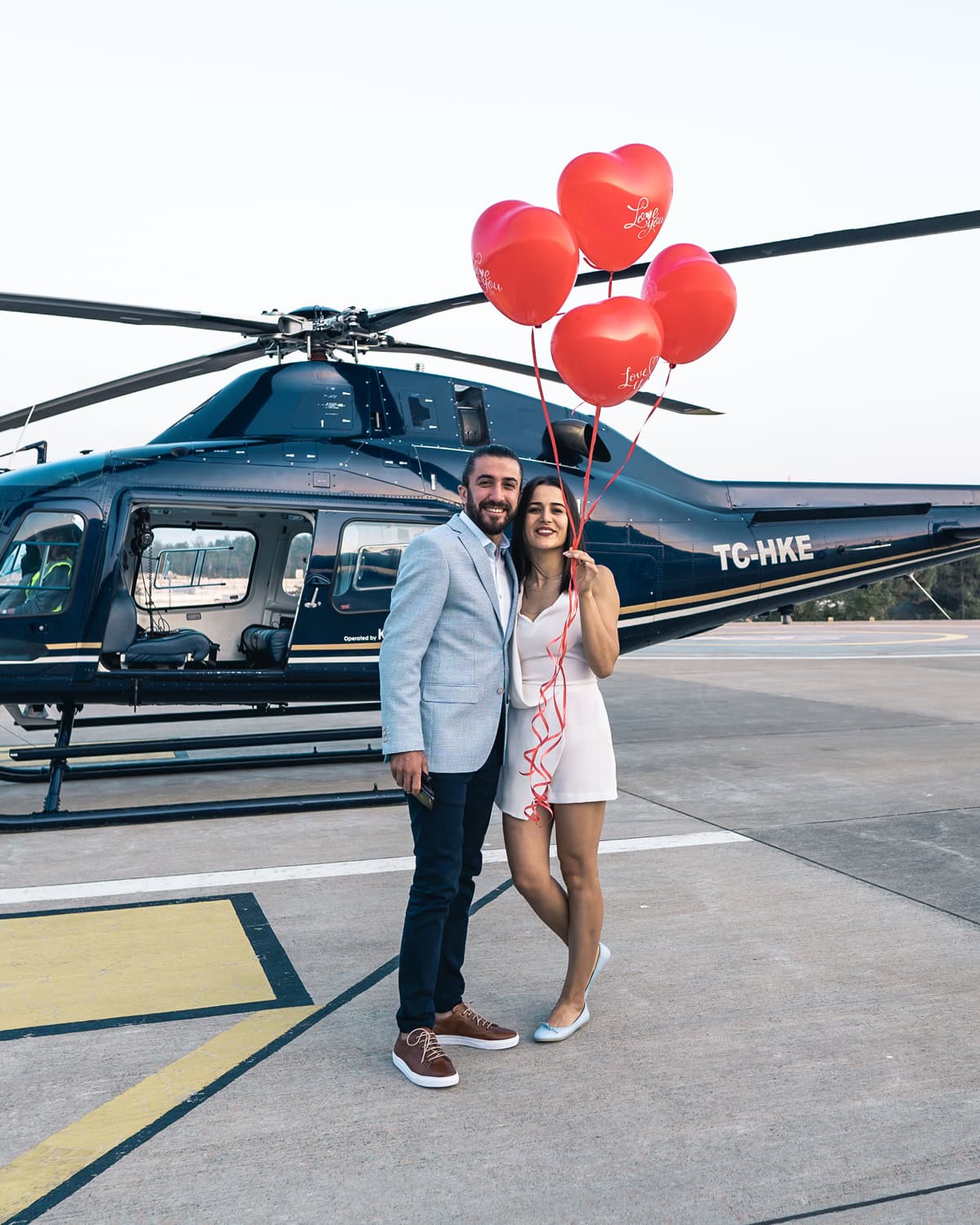 Premionly Marriage Proposal in Helicopter