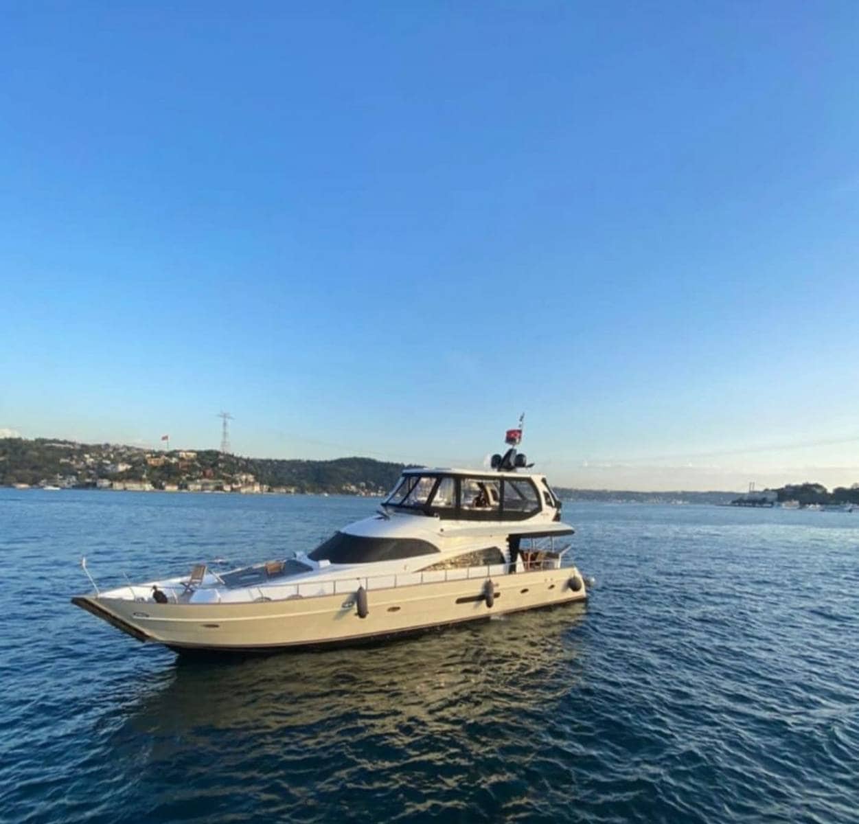 Motoryacht Exterior P104 22 meters 16 person capacity Istanbul's Best Yacht Rental with Premionly.com
