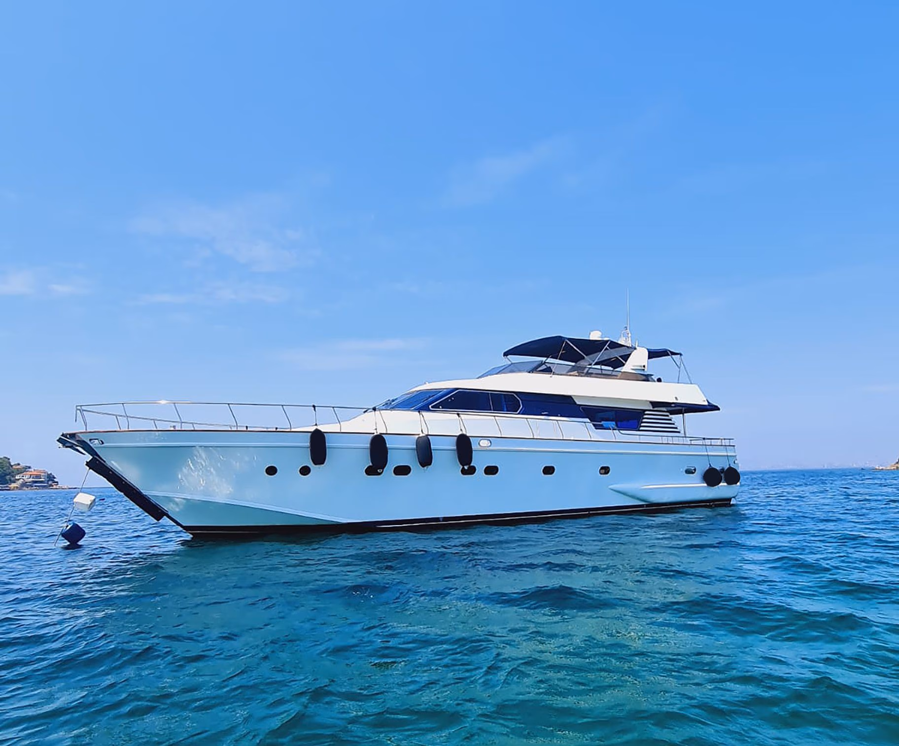 Motoryacht Exterior P115 26 meters 30 person capacity Yacht Rental with Premionly.com in Istanbul
