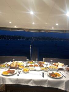 P121 17m motor yacht on the Bosphorus in Istanbul