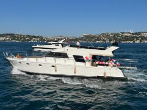 Luxury motor yacht rental for exclusive sea adventures in the Mediterranean. Perfect for private eve.