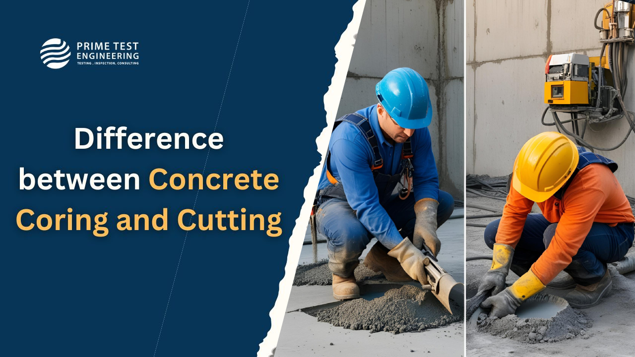 Difference between Concrete Coring and Cutting
