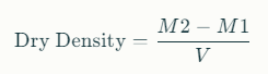 dry density formula