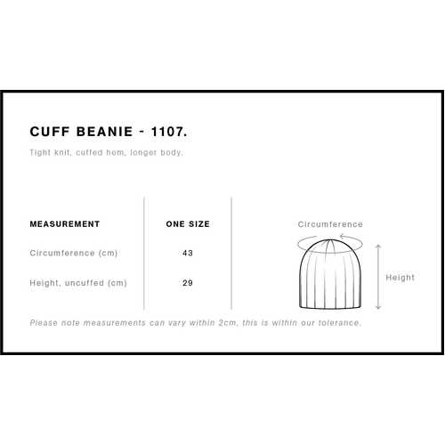 AS Colour Cuff Beanie | 1107 - Image 2