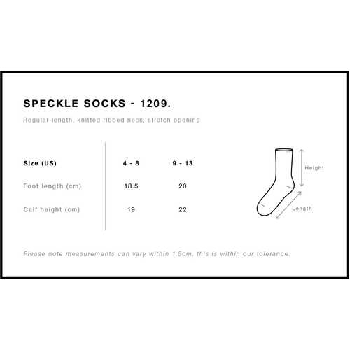 AS Colour Speckle Socks (2 Pairs) | 1209 - Image 2