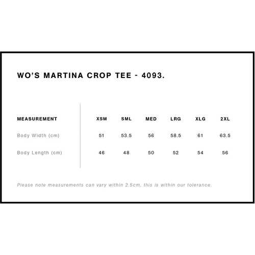 AS Colour Wo's Martina Crop Tee | 4093 - Image 2