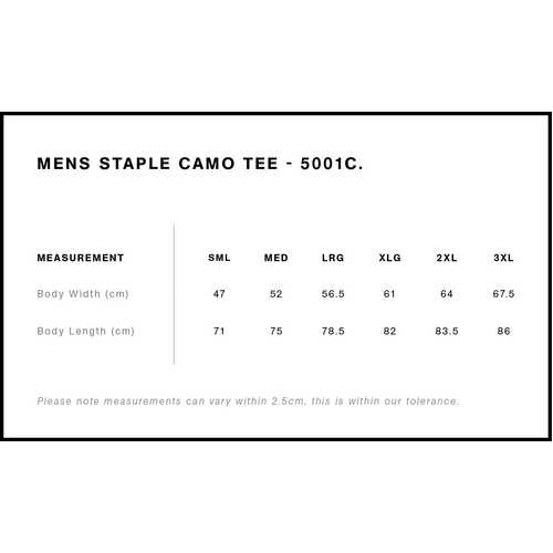 AS Colour Staple Camo Tee | 5001C - Image 2