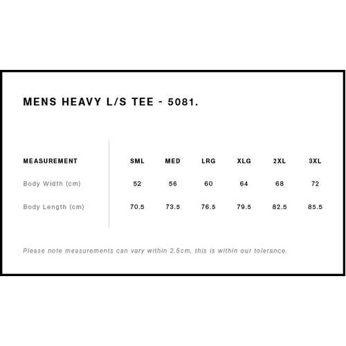 AS Colour Heavy L/S Tee | 5081 - Image 2