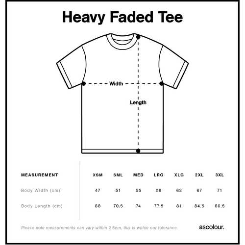 AS Colour Heavy Faded Tee | 5082 - Image 2