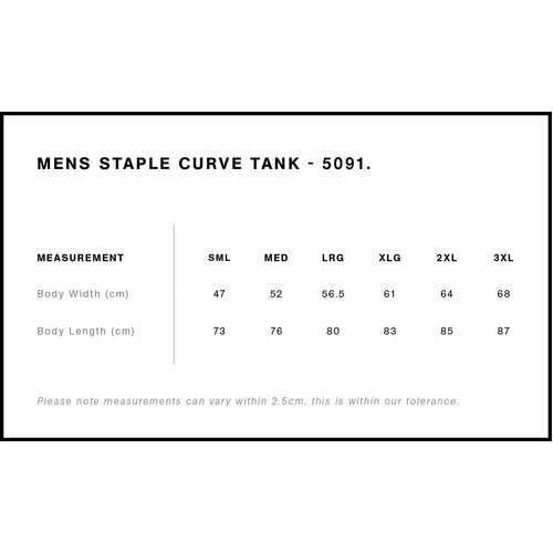 AS Colour Staple Curve Tank | 5091 - Image 2