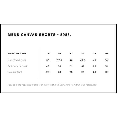 AS Colour Canvas Shorts 20" | 5983 - Image 2