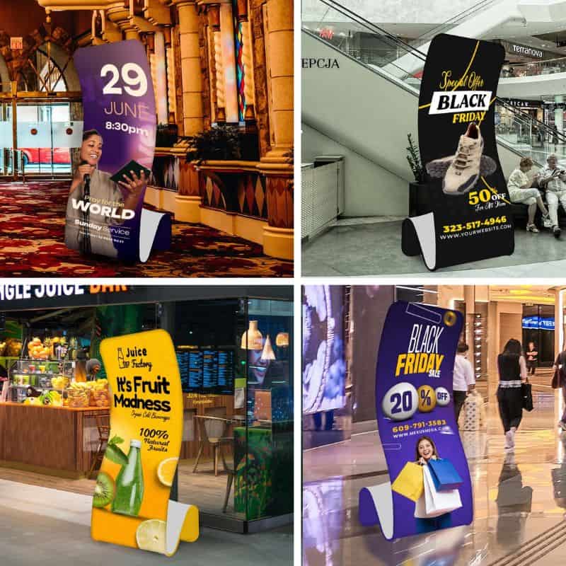 Cobra Fabric Sock Banners