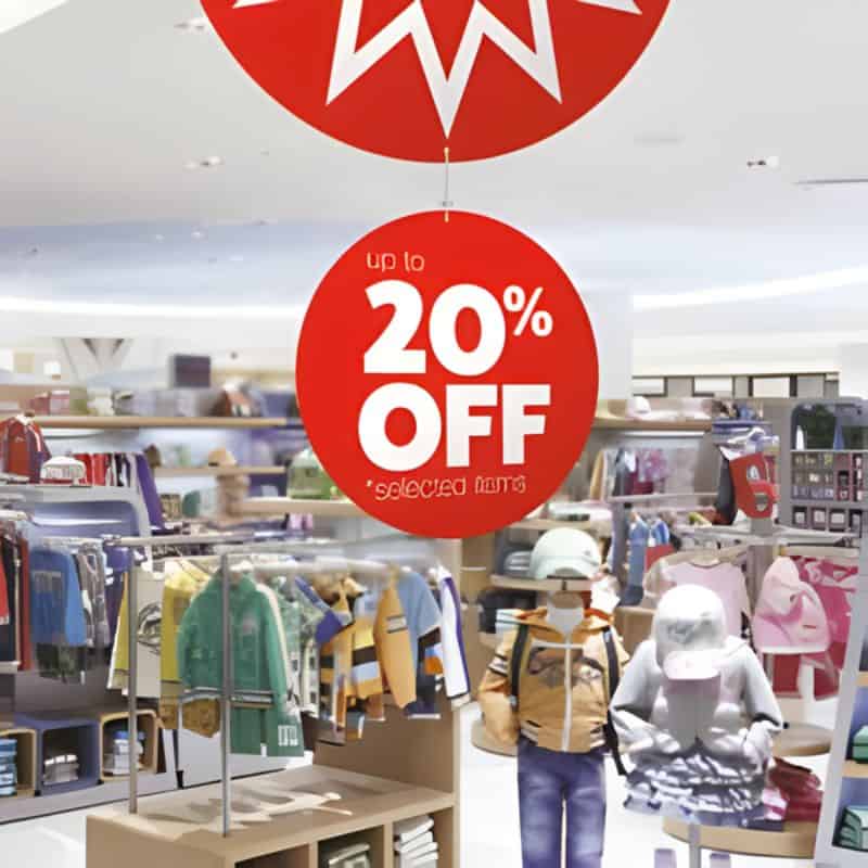 retail hanging displays