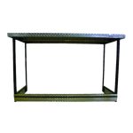 branded bar table with print aluminium frame