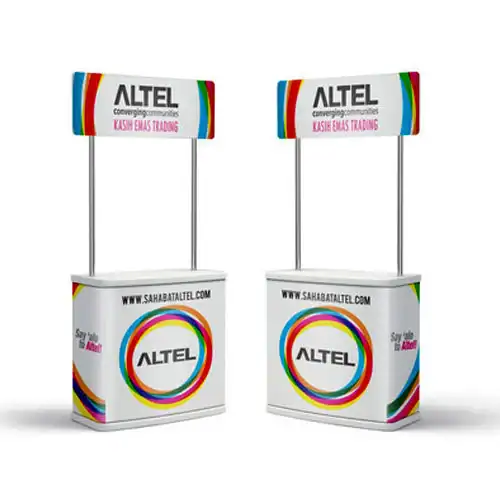 Custom Branded Promotional Table with Header