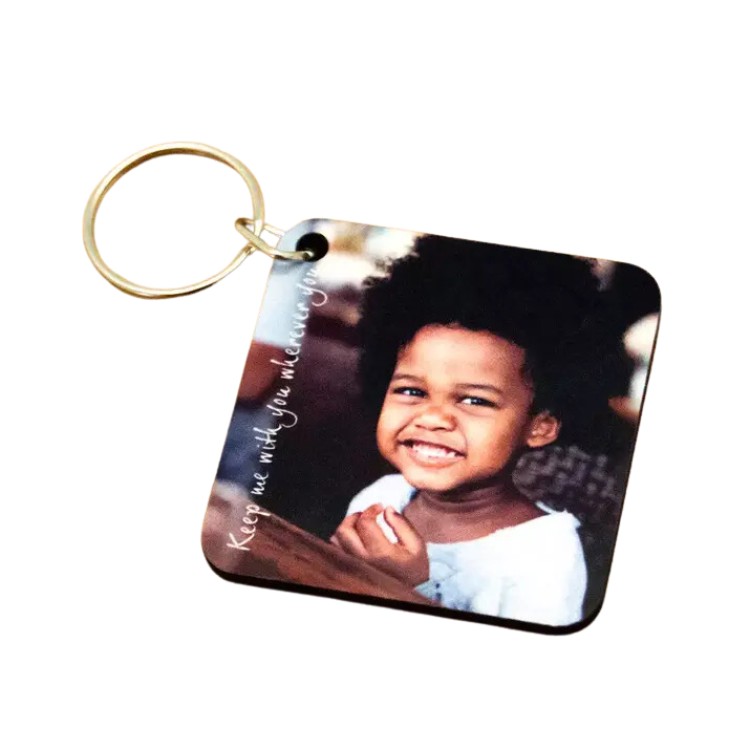 Square Photo Keyrings