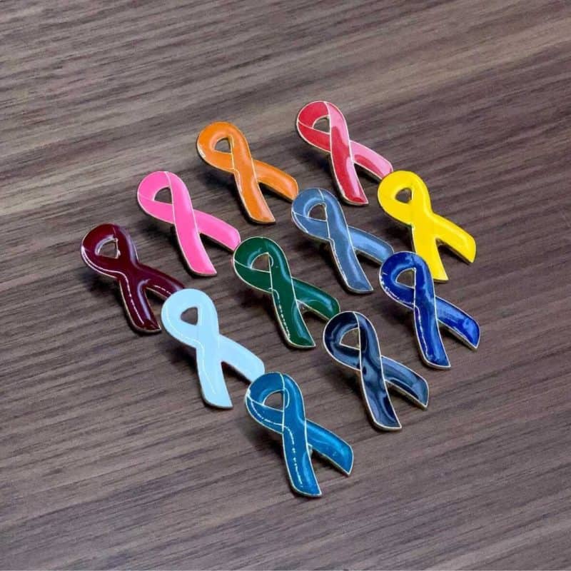 Awareness Ribbon 27mm Lapel Badges