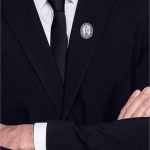 High-quality metal Oval Lapel Badges